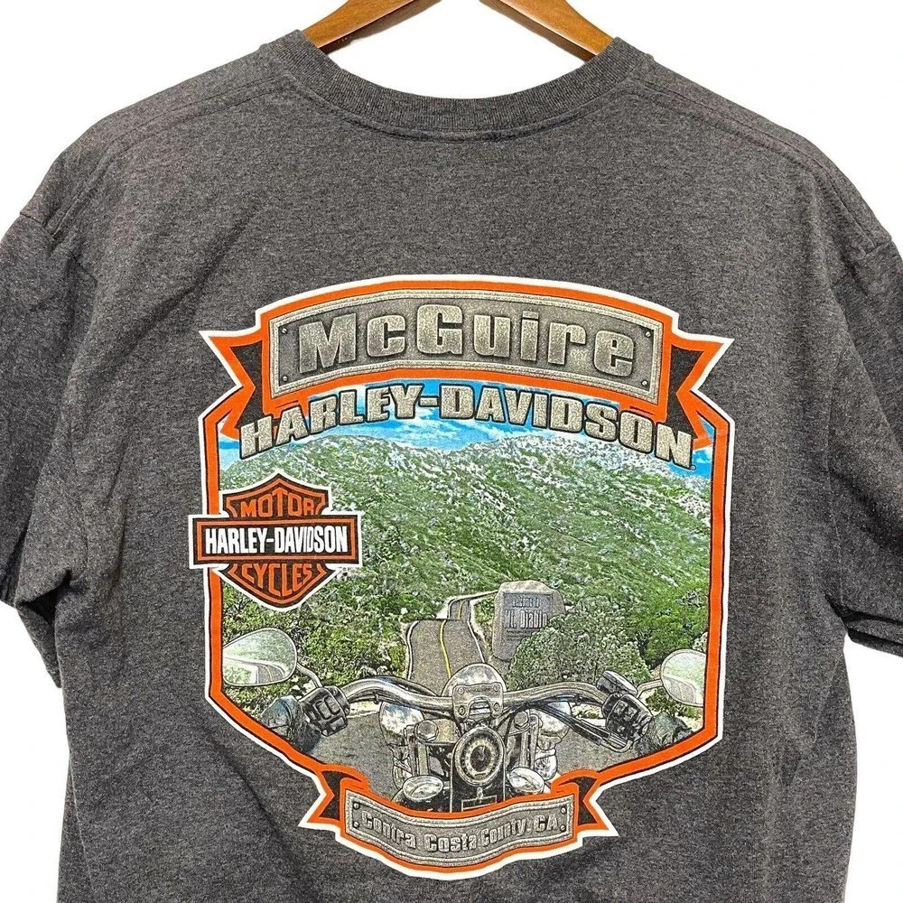 Harley-Davidson McGuire Contra Costa County‎ Shirt Size Large Motorcycle - Picture 2 of 7